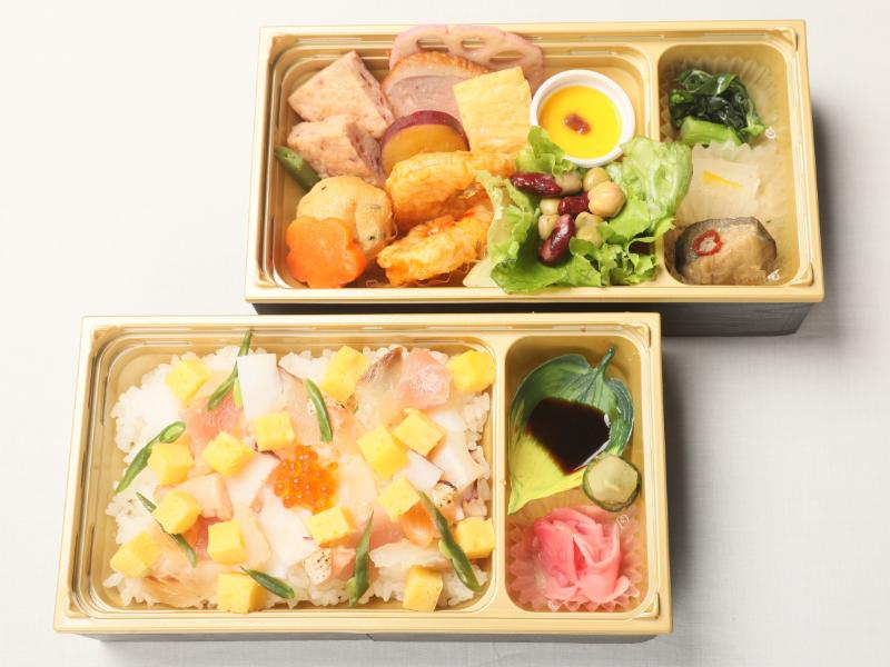 二段海鮮ちらし弁当
