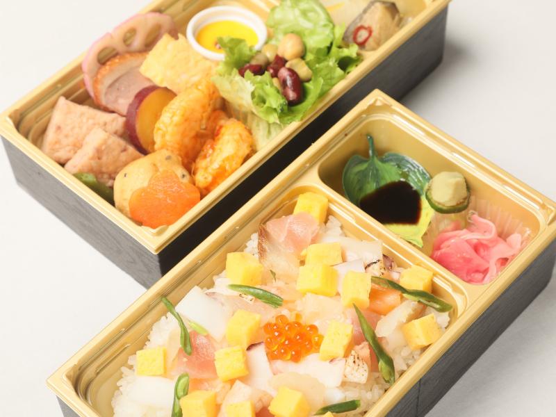 二段海鮮ちらし弁当