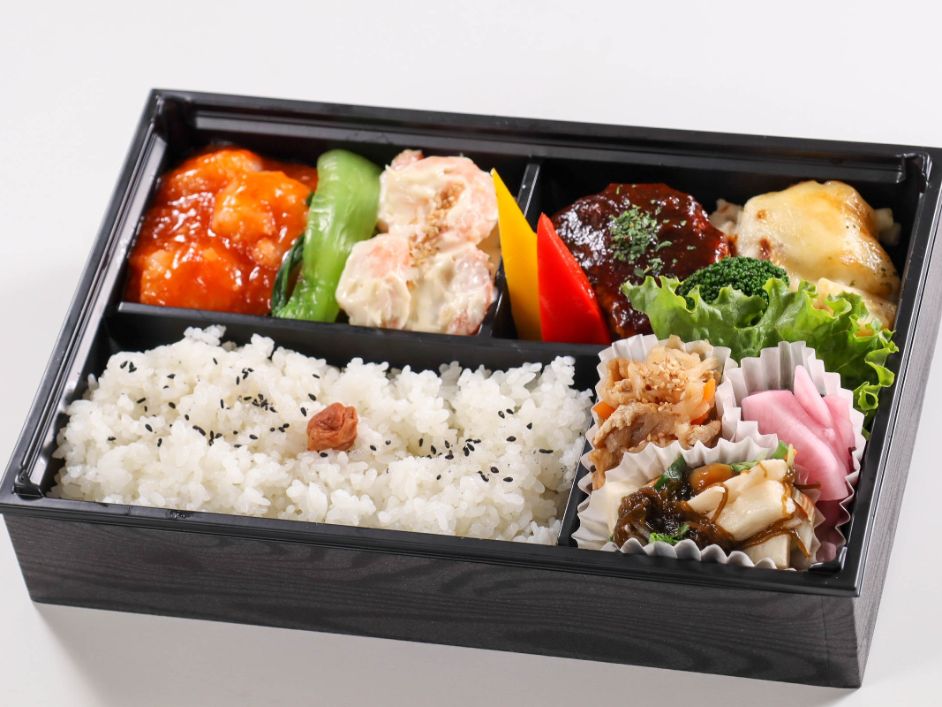 ダブル海老＆ハンバーグ弁当