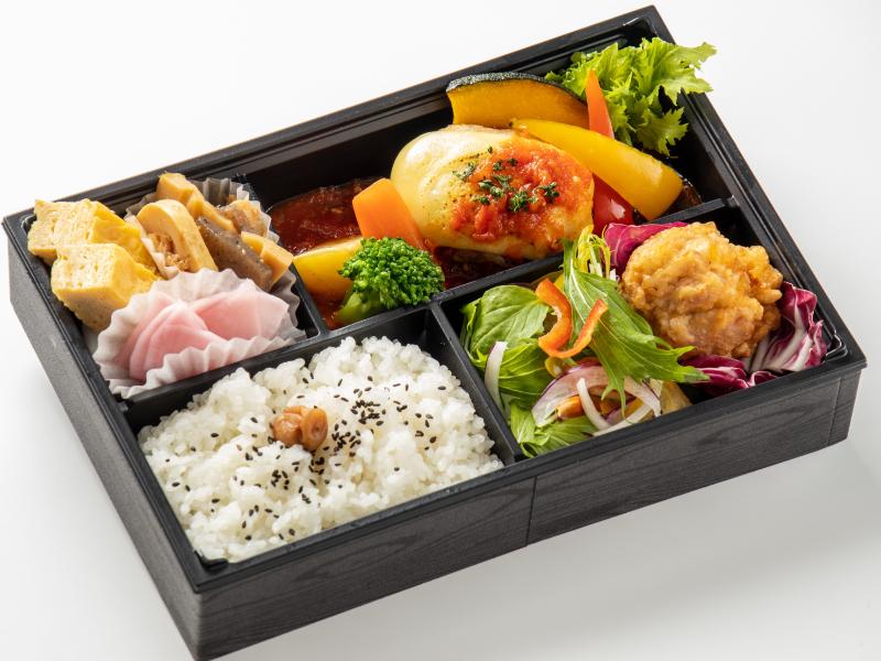 トマトチーズハンバーグ弁当