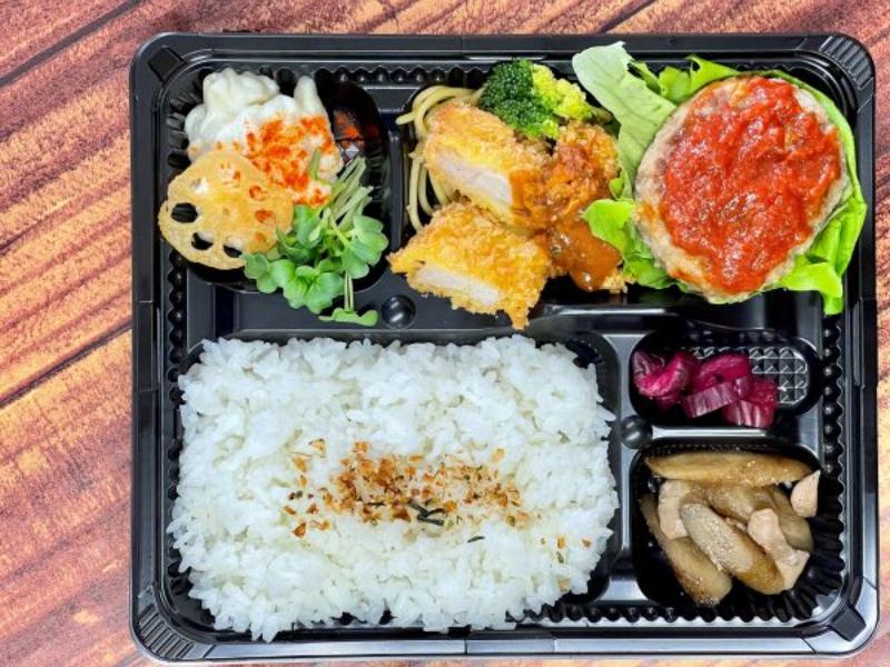 とんかつ＆ハンバーグ弁当