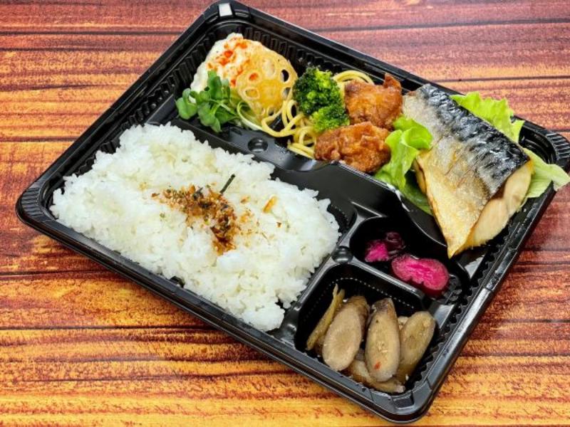唐揚げ＆ノルウェー産塩サバ弁当