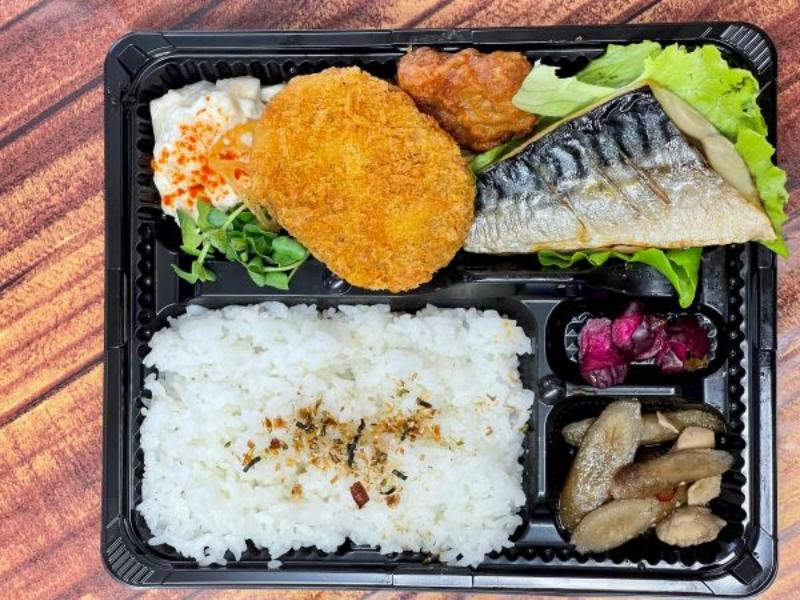 コロカラ＆ノルウェー産塩サバ弁当