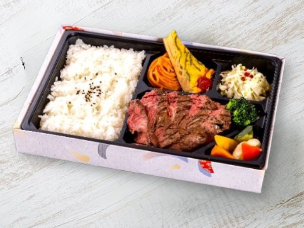 米沢牛のステーキ弁当