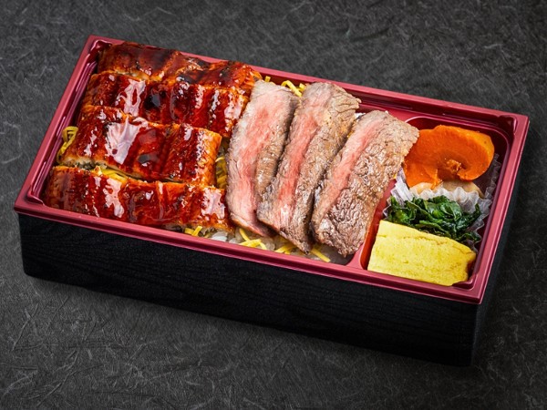 至福のうな牛（鰻とステーキ重）