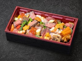 肉割烹の海鮮と極上肉ちらし