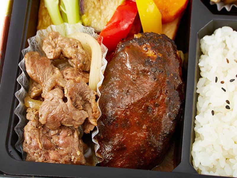 焼肉＆ハンバーグ弁当
