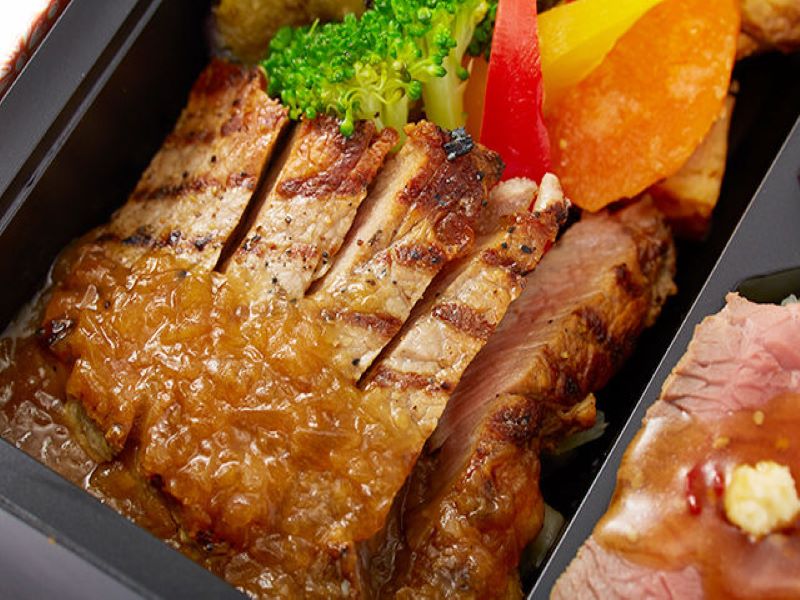 ステーキ＆ローストビーフ弁当