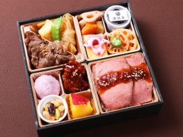 和牛すき焼きとローストビーフ膳