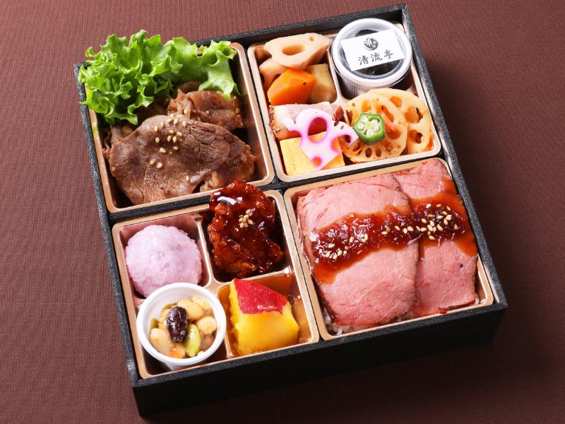 和牛焼肉とローストビーフ膳