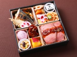 鰆の西京焼きとローストビーフ膳