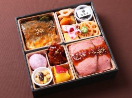 鯖の味噌煮とローストビーフ膳