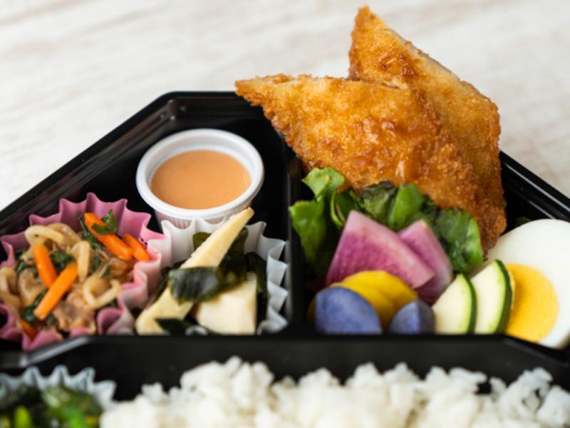 イカフライと三浦野菜　幕の内弁当（白米）