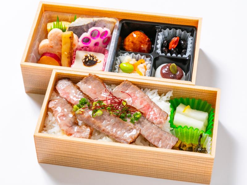 黒毛和牛ステーキ二段弁当