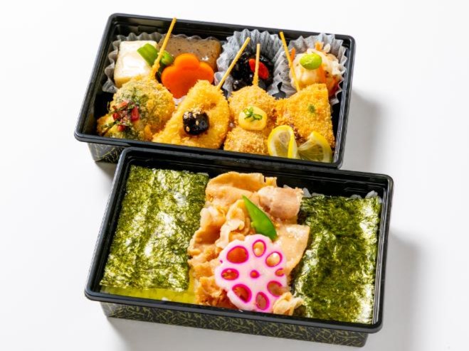 【串天やまシリーズ】4種串揚　豚すき　二段