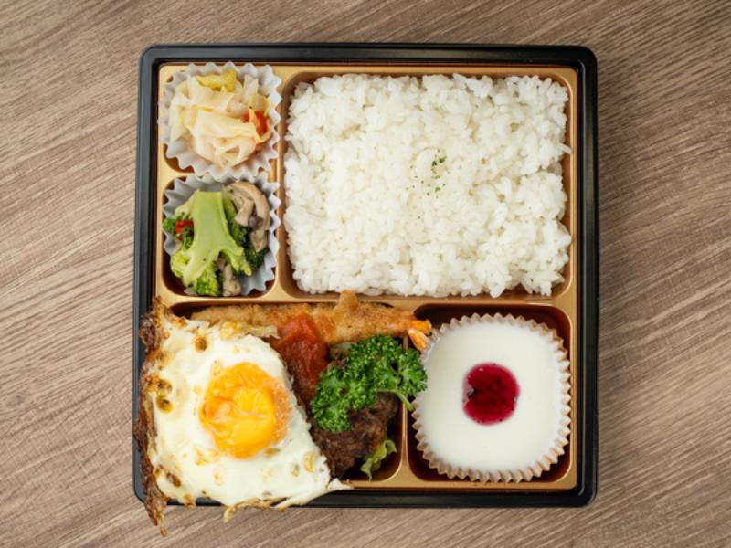 本格ハンバーグステーキ弁当〜トマトソース〜