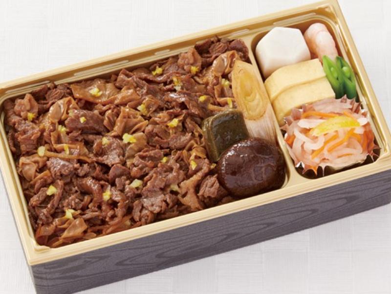 黒毛和牛と湯葉のすき煮弁当