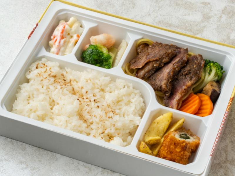 【贅沢】黒毛和牛ハラミステーキ弁当