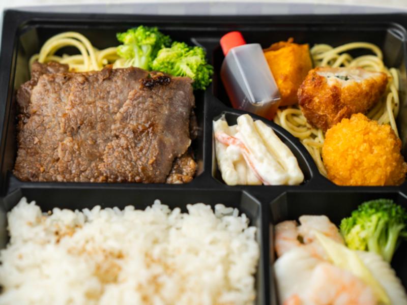 【贅沢】黒毛和牛ステーキ弁当