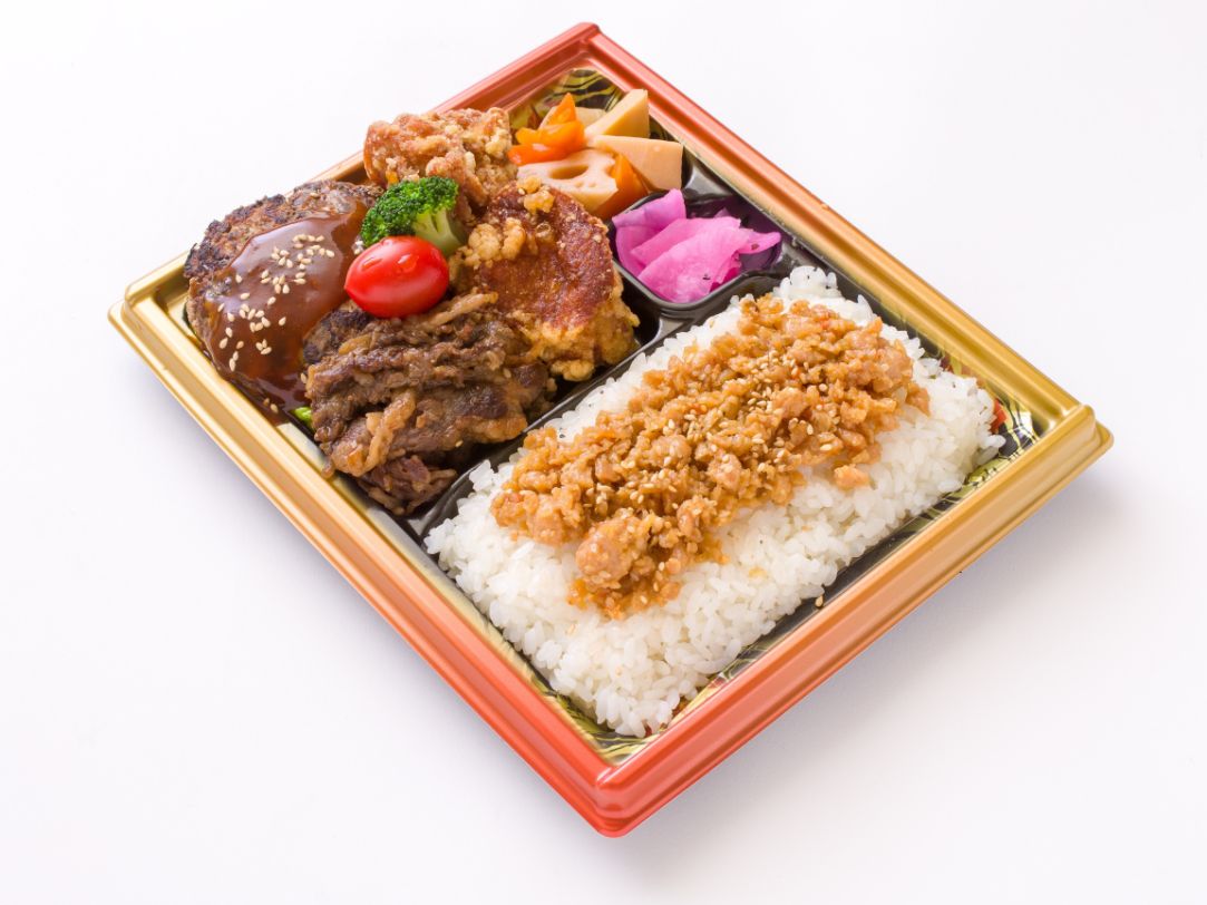 肉肉鳥そぼろ弁当