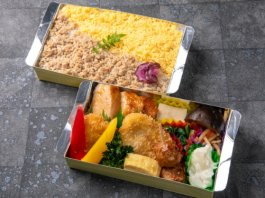 鶏の照り焼き×豚のヒレカツ弁当