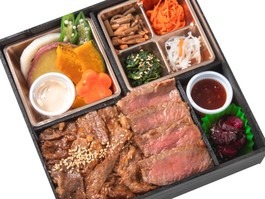 特選サーロインステーキ＆焼肉重御膳