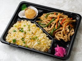 青椒肉絲チャーハン弁当