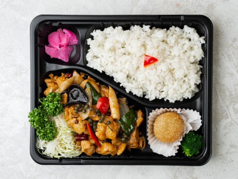 鶏山椒辛味炒め弁当