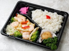 海老季節野菜炒め
