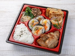 【韓国デリ弁】サムギョプサル&キンパ