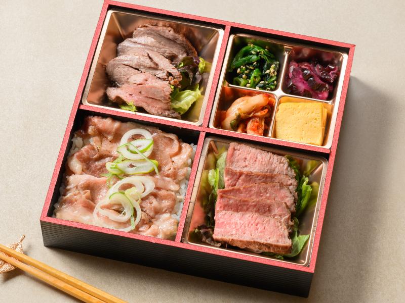 牛タンの豪華3種肉御膳