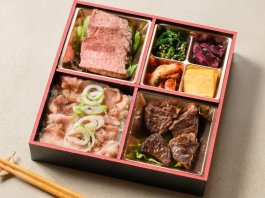 牛カルビとサーロイン含む3種の肉御膳