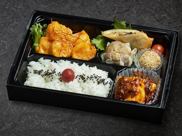 梅御膳【エビマヨと麻婆豆腐】