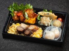 桜御膳【酢豚とエビ餃子】