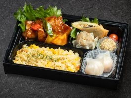 桃御膳【酢豚とエビ餃子】