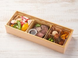 グリル野菜とローストビーフ弁当