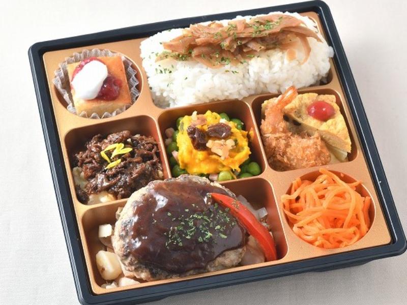 プティコース弁当　黒毛和牛入り手捏ねハンバーグ