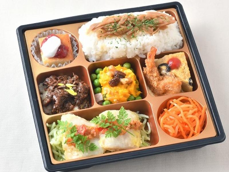 プティコース弁当 白身魚のムニエル