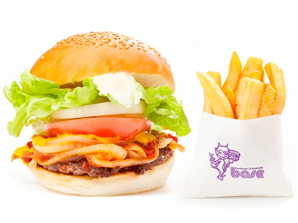ソテードオニオンバーガー（ポテト付）