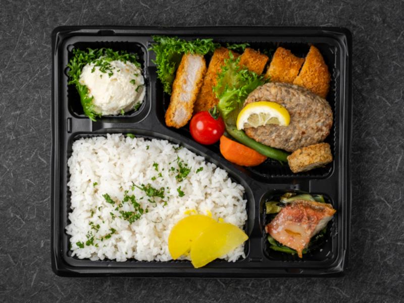 豪華ハンバーグ弁当