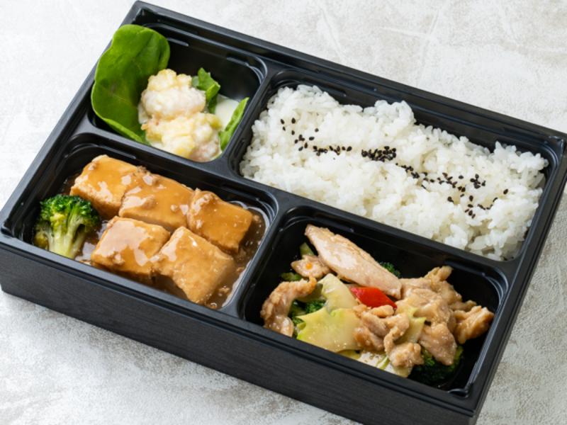 クセになる！鶏肉とブロッコリーのオイスターソース炒め弁当