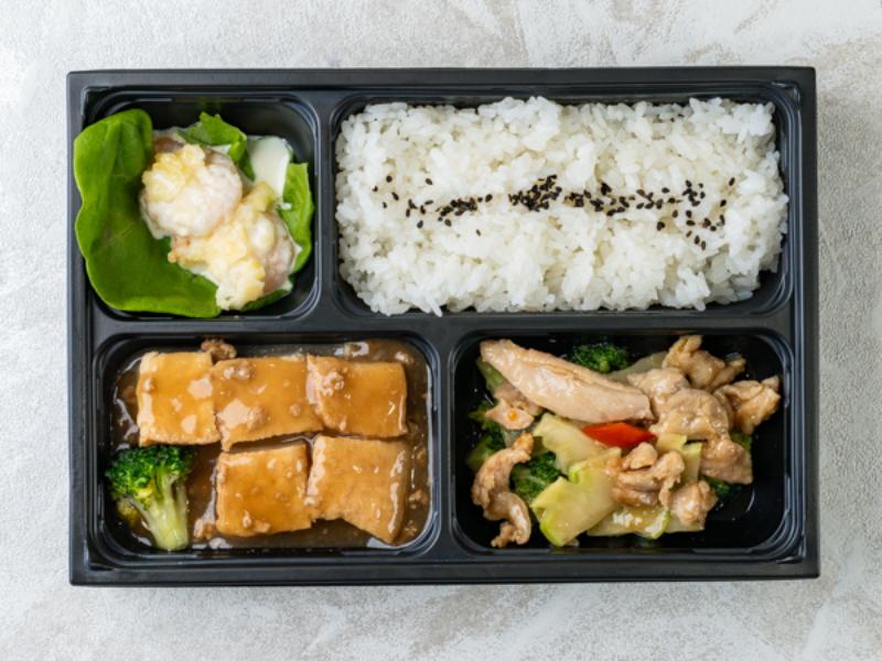 クセになる！鶏肉とブロッコリーのオイスターソース炒め弁当