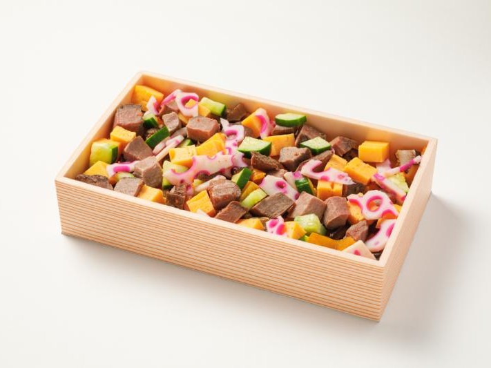 【懐石弁当】ローストビーフの彩りちらし弁当（紙パック茶250ml付）
