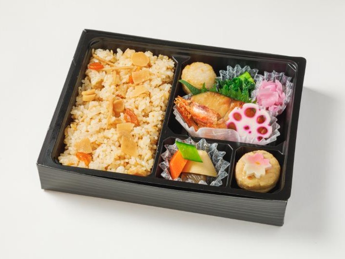 【春の季節弁当】さわらの柚庵焼きと筍ごはん弁当