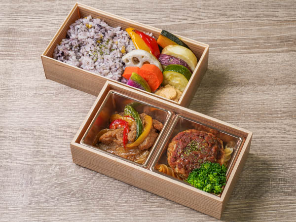 野菜×野菜の2段御膳