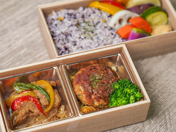 野菜×野菜の2段御膳