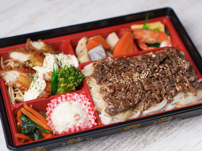 炭火焼肉たむら 焼肉＆チキン南蛮弁当