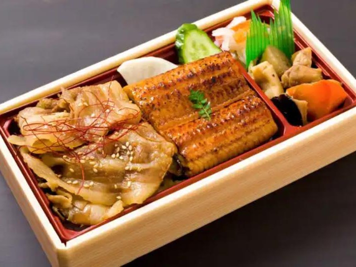 銘柄豚と鰻重