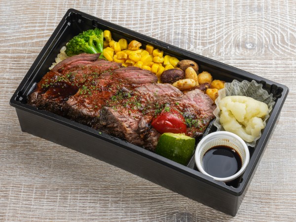 赤身肉のステーキ