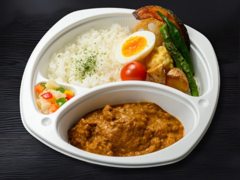 旬野菜盛り合わせゴロチキカリー